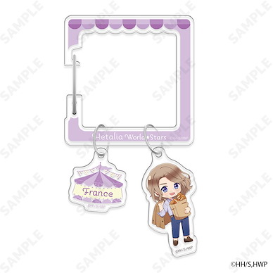 黑塔利亞 「法國」~Holiday Marche.~ [ドレセレmini] 登山扣 Acrylic Carabiner 6 France -Holiday Marche.- (DreCelle Mini)【Hetalia】