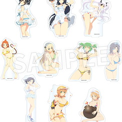 閃亂神樂 亞克力企牌 Vol.3 (10 個入) Acrylic Figure Collection Vol. 3 (10 Pieces)【Senran Kagura】