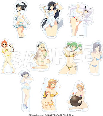 閃亂神樂 亞克力企牌 Vol.3 (10 個入) Acrylic Figure Collection Vol. 3 (10 Pieces)【Senran Kagura】