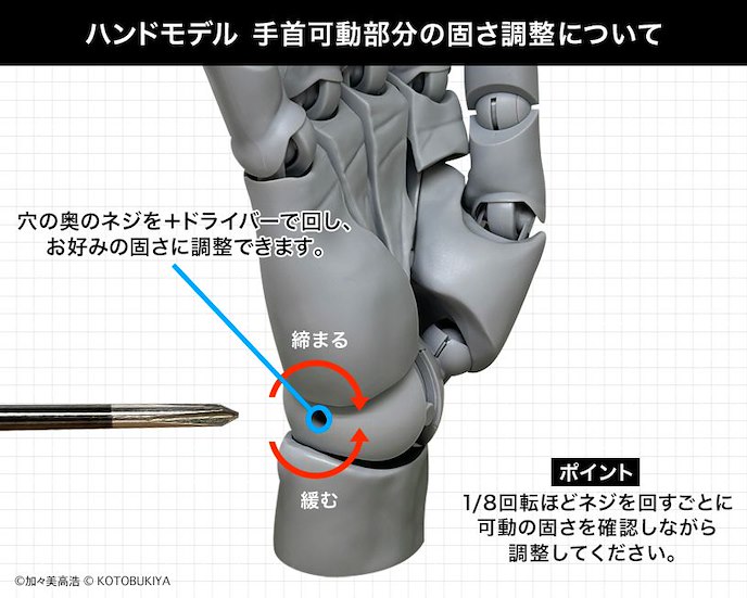 日版 ARTIST SUPPORT ITEM 加々美高浩 1/1 手模型 L -GRAY-