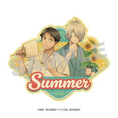 鬼太郎 「鬼眼爸爸 + 水木」夏 行李箱 貼紙 Travel Sticker 3 Kitaro's Father & Mizuki Summer【GeGeGe no Kitaro】