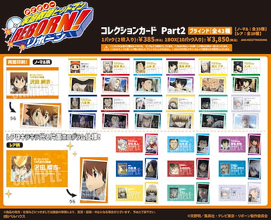 家庭教師HITMAN REBORN! 珍藏咭 Part 2 (10 個入) Collection Card Part 2 (10 Pieces)【Reborn!】