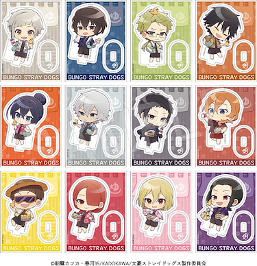 文豪 Stray Dogs 亞克力小企牌 Q版 極樂湯第2彈 (12 個入) Acrylic Stand Gokurakuyu Vol. 2 (12 Pieces)【Bungo Stray Dogs】