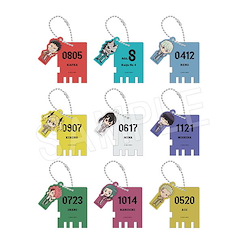 怪獸8號 公共浴場 Style 匙扣 (9 個入) Public Bath Lock Style Key Chain (9 Pieces)【Kaiju No. 8】