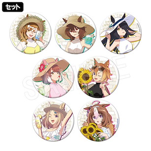 賽馬娘Pretty Derby 57mm 徽章 劇場版 新時代之門 假期 Ver. (7 個入) Can Badge Vacances Ver. (7 Pieces)【Uma Musume Pretty Derby】