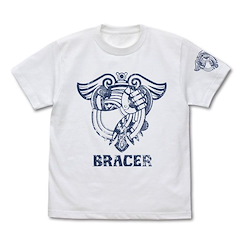 英雄傳說系列 (大碼) 空之軌跡 遊擊士協會 白色 T-Shirt Trails in the Sky Bracer T-Shirt /WHITE-L【The Legend of Heroes Series】