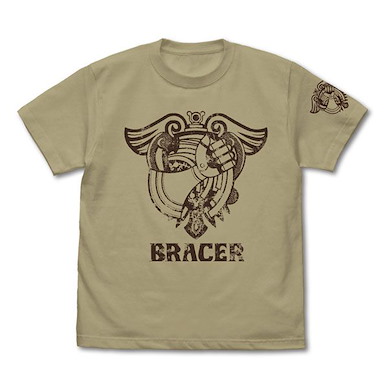 英雄傳說系列 (細碼) 空之軌跡 遊擊士協會 深卡其色 T-Shirt Trails in the Sky Bracer T-Shirt /SAND KHAKI-S【The Legend of Heroes Series】