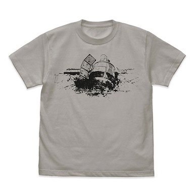 命運石之門 (細碼) 時間機器 Clash 淺灰 T-Shirt Time Machine Clash T-Shirt /LIGHT GRAY-S【Steins;Gate】