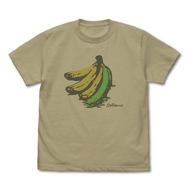 命運石之門 (細碼) 膠狀香蕉實驗 深卡其色 T-Shirt Gelbana T-Shirt /SAND KHAKI-S【Steins;Gate】