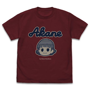 偶像大師 百萬人演唱會！ (加大)「野野原茜」酒紅色 T-Shirt Akane-chan T-Shirt /BURGUNDY-XL【The Idolm@ster Million Live!】