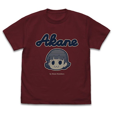 偶像大師 百萬人演唱會！ (中碼)「野野原茜」酒紅色 T-Shirt Akane-chan T-Shirt /BURGUNDY-M【The Idolm@ster Million Live!】