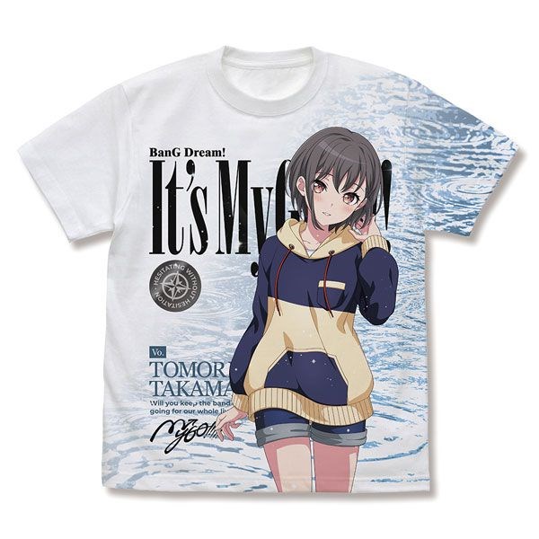 BanG Dream! : 日版 (細碼)「高松燈」It's MyGO！！！！！全圖案 白色 T-Shirt