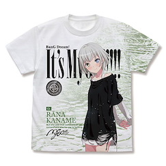 BanG Dream! : 日版 (大碼)「要樂奈」It's MyGO！！！！！全圖案 白色 T-Shirt