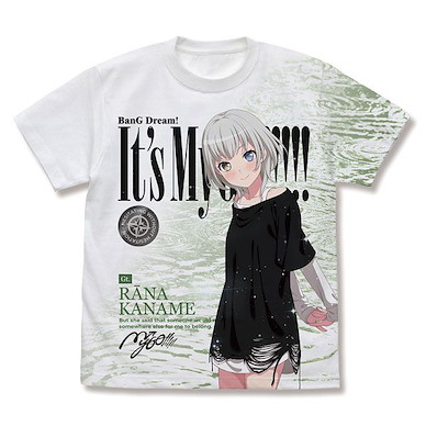 BanG Dream! (加大)「要樂奈」It's MyGO！！！！！全圖案 白色 T-Shirt It's MyGO!!!!! Raana Kaname Full Graphic T-Shirt /WHITE-XL【BanG Dream!】