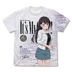 BanG Dream! (中碼)「椎名立希」It's MyGO！！！！！全圖案 白色 T-Shirt It's MyGO!!!!! Taki Shiina Full Graphic T-Shirt /WHITE-M【BanG Dream!】