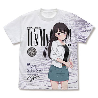 BanG Dream! (大碼)「椎名立希」It's MyGO！！！！！全圖案 白色 T-Shirt It's MyGO!!!!! Taki Shiina Full Graphic T-Shirt /WHITE-L【BanG Dream!】