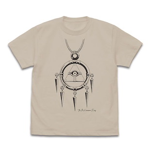 遊戲王 系列 (加大)「千年智慧輪」淺米色 T-Shirt Millennium Ring T-Shirt /LIGHT BEIGE-XL【Yu-Gi-Oh! Series】