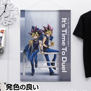 遊戲王 系列 「武藤遊戲 + 闇遊戲」オフモードの決闘者 B2 掛布 New Illustration Yugi Muto & Yami Yugi B2 Wall Scroll Off Mode Duelist Ver.【Yu-Gi-Oh! Series】