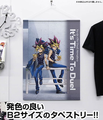 遊戲王 系列 「武藤遊戲 + 闇遊戲」オフモードの決闘者 B2 掛布 New Illustration Yugi Muto & Yami Yugi B2 Wall Scroll Off Mode Duelist Ver.【Yu-Gi-Oh! Series】