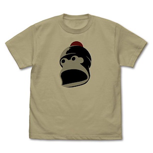 捉猴啦 (加大)「嗶波猴」SHOCK 深卡其色 T-Shirt Pipo Monkey SHOCK T-Shirt /SAND KHAKI-XL【Ape Escape】