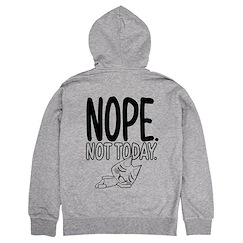 井上多樂 (細碼)「井上多樂」NOPE. NOT TODAY Ver.2.0 連帽拉鏈外套 Toro no "Nope Not Today" Zip Hoodie Ver.2.0/MIX GRAY-S【Toro Inoue】