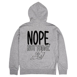 井上多樂 (加大)「井上多樂」NOPE. NOT TODAY Ver.2.0 連帽拉鏈外套 Toro no "Nope Not Today" Zip Hoodie Ver.2.0/MIX GRAY-XL【Toro Inoue】