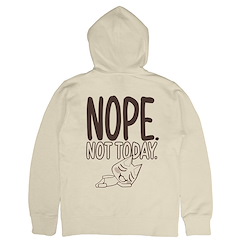 井上多樂 (細碼)「井上多樂」NOPE. NOT TODAY Ver.2.0 連帽拉鏈外套 Toro no "Nope Not Today" Zip Hoodie Ver.2.0/LIGHT BEIGE-S【Toro Inoue】