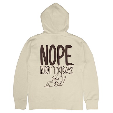 井上多樂 (中碼)「井上多樂」NOPE. NOT TODAY Ver.2.0 連帽拉鏈外套 Toro no "Nope Not Today" Zip Hoodie Ver.2.0/LIGHT BEIGE-M【Toro Inoue】