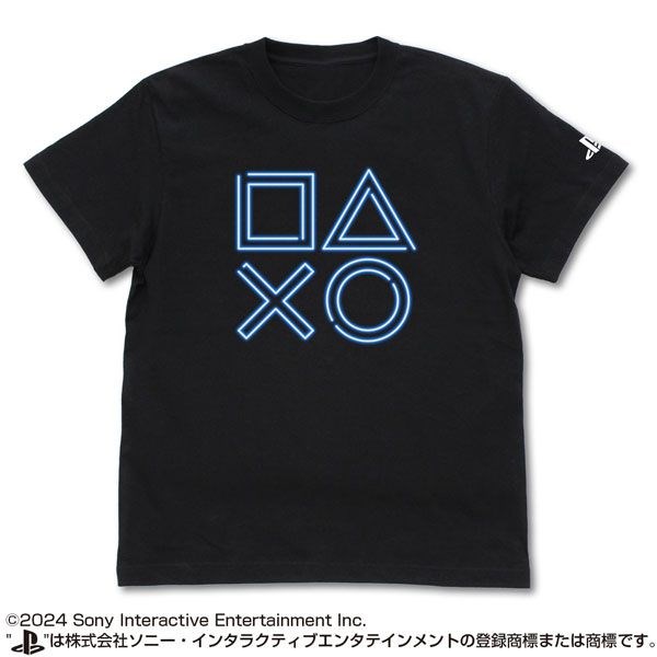 PlayStation : 日版 (細碼)「△○×□」黑色 T-Shirt