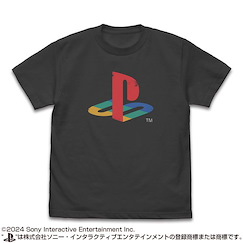 PlayStation (細碼) PlayStation Logo 墨黑色 T-Shirt T-Shirt for PlayStation Light Grunge Ver./SUMI-S【PlayStation】