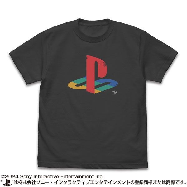 PlayStation : 日版 (細碼) PlayStation Logo 墨黑色 T-Shirt