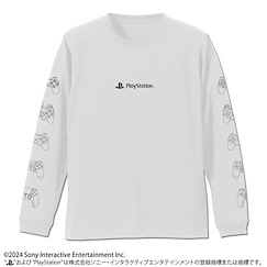 PlayStation : 日版 (細碼) for PlayStation Controller Line-ups Ver. 長袖 白色 T-Shirt