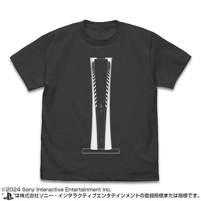 PlayStation : 日版 (細碼) for PlayStation 5 墨黑色 T-Shirt