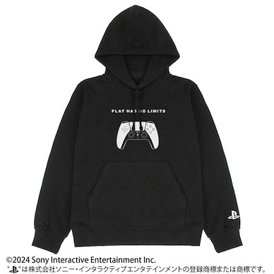 PlayStation (加加大) for PlayStation 5 DualSense 黑色 連帽衫 Pullover Hoodie for PlayStation 5 DualSense Wireless Controller /BLACK-XXL【PlayStation】