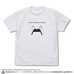 PlayStation : 日版 (大碼) for PlayStation 5 DualSense 白色 T-Shirt