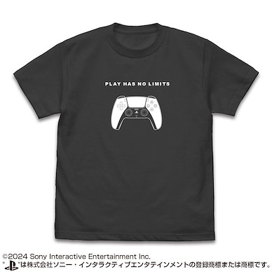 PlayStation (細碼) for PlayStation 5 DualSense 墨黑色 T-Shirt T-Shirt for PlayStation 5 DualSense Wireless Controller /SUMI-S【PlayStation】