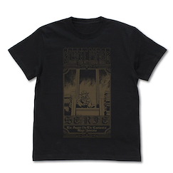 葬送的芙莉蓮 (加大)「賽莉耶」活體魔法書 黑色 T-Shirt Serie T-Shirt /BLACK-XL【Frieren】