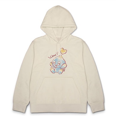 超音鼠 (大碼)「Chao」淺米色 連帽衫 Chao Pullover Hoodie /LIGHT BEIGE-L【Sonic the Hedgehog】