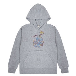 超音鼠 (加大)「Chao」混合灰色 連帽衫 Chao Pullover Hoodie /MIX GRAY-XL【Sonic the Hedgehog】