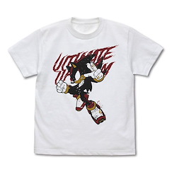 超音鼠 : 日版 (中碼)「Shadow the Hedgehog」究極生命體 白色 T-Shirt