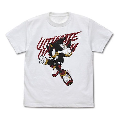 超音鼠 (加大)「Shadow the Hedgehog」究極生命體 白色 T-Shirt Ultimate Lifeform Shadow T-Shirt /WHITE-XL【Sonic the Hedgehog】