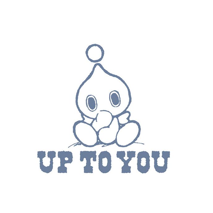 超音鼠 : 日版 (大碼)「Chao」UP TO YOU 白色 T-Shirt