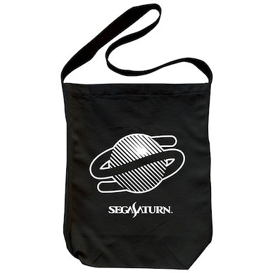 世嘉土星 SEGA Saturn Logo 黑色 肩提袋 Logo Shoulder Tote Bag /BLACK【SEGA Saturn】