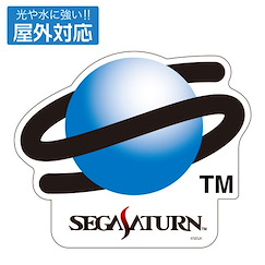 世嘉土星 : 日版 SEGA Saturn Logo 室外對應 貼紙 (7cm × 12cm)