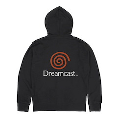 Dreamcast (DC) : 日版 (加加大) Dreamcast Logo Ver.2.0 黑色 連帽拉鏈外套