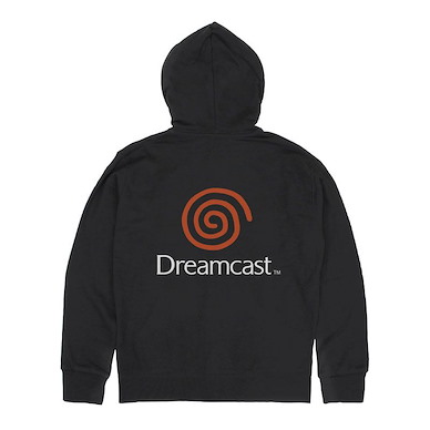 Dreamcast (DC) (加大) Dreamcast Logo Ver.2.0 黑色 連帽拉鏈外套 Zip Hoodie Ver.2.0 /BLACK-XL【Dreamcast】