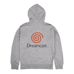 Dreamcast (DC) (加大) Dreamcast Logo Ver.2.0 混合灰色 連帽拉鏈外套 Zip Hoodie Ver.2.0 /MIX GRAY-XL【Dreamcast】