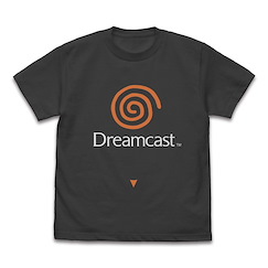 Dreamcast (DC) (加大) Dreamcast Logo Ver.2.0 墨黑色 T-Shirt T-Shirt Ver.2.0 /SUMI-XL【Dreamcast】