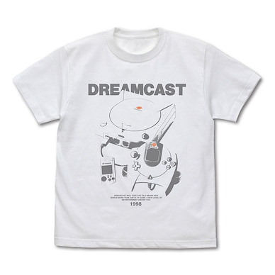 Dreamcast (DC) (中碼) 世嘉家用遊戲機系列 白色 T-Shirt Game Console T-Shirt /WHITE-M【Dreamcast】