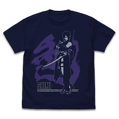 侍魂系列 (加大)「色」Samurai Spirits 深藍色 T-Shirt SAMURAI SPIRITS Shiki T-Shirt /NAVY-XL【Samurai Shodown】